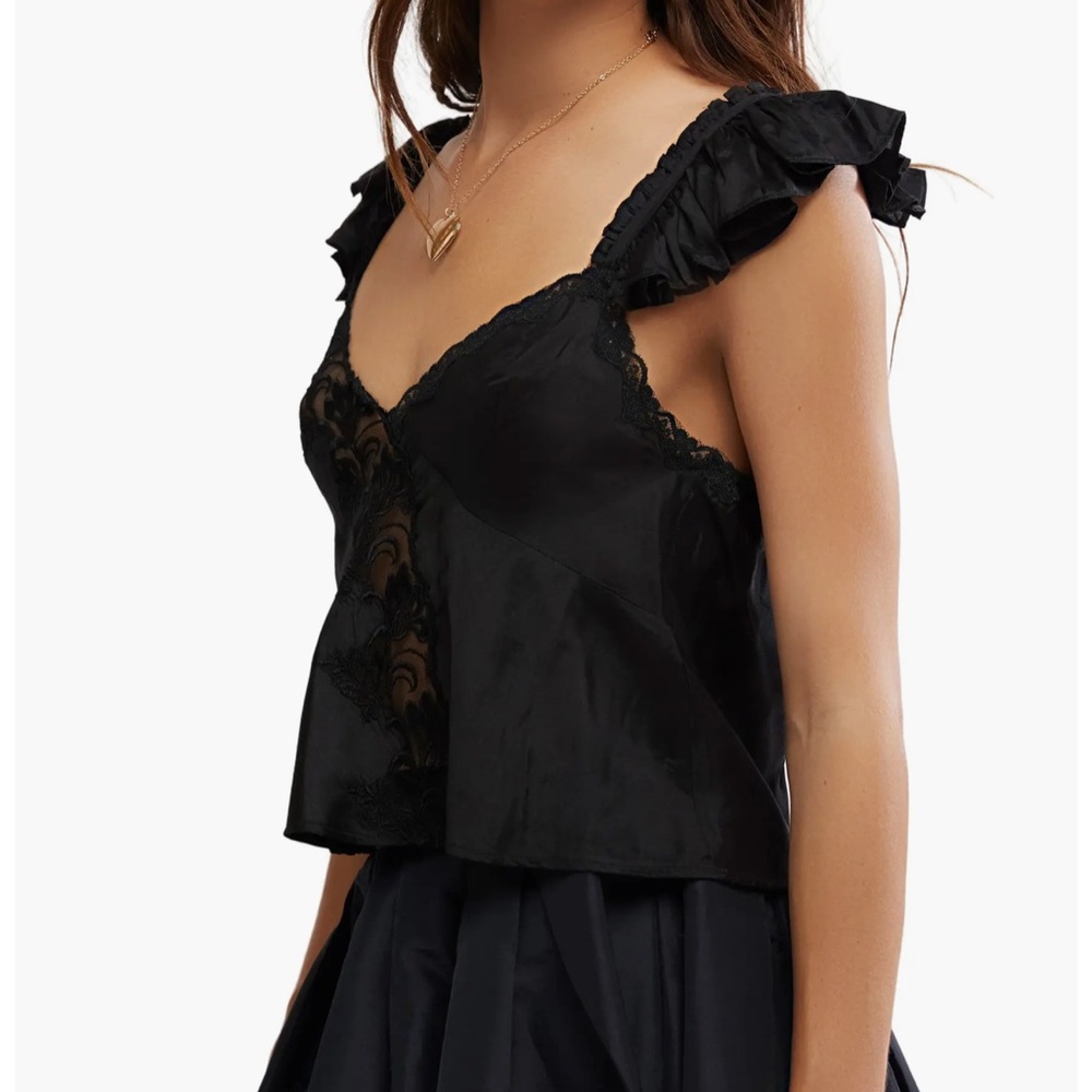 Free People Harmony Lace Insert Tank